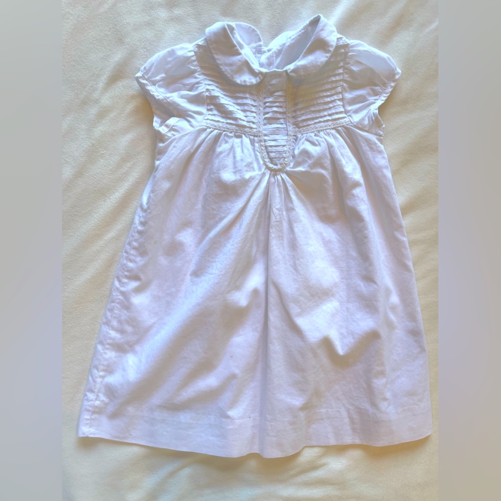 Jacadi white dress 23 Months